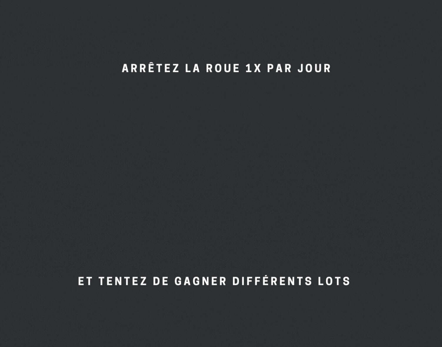 Je tente ma chance
